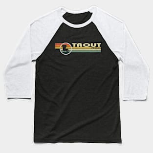 Trout Louisiana vintage 1980s style Baseball T-Shirt